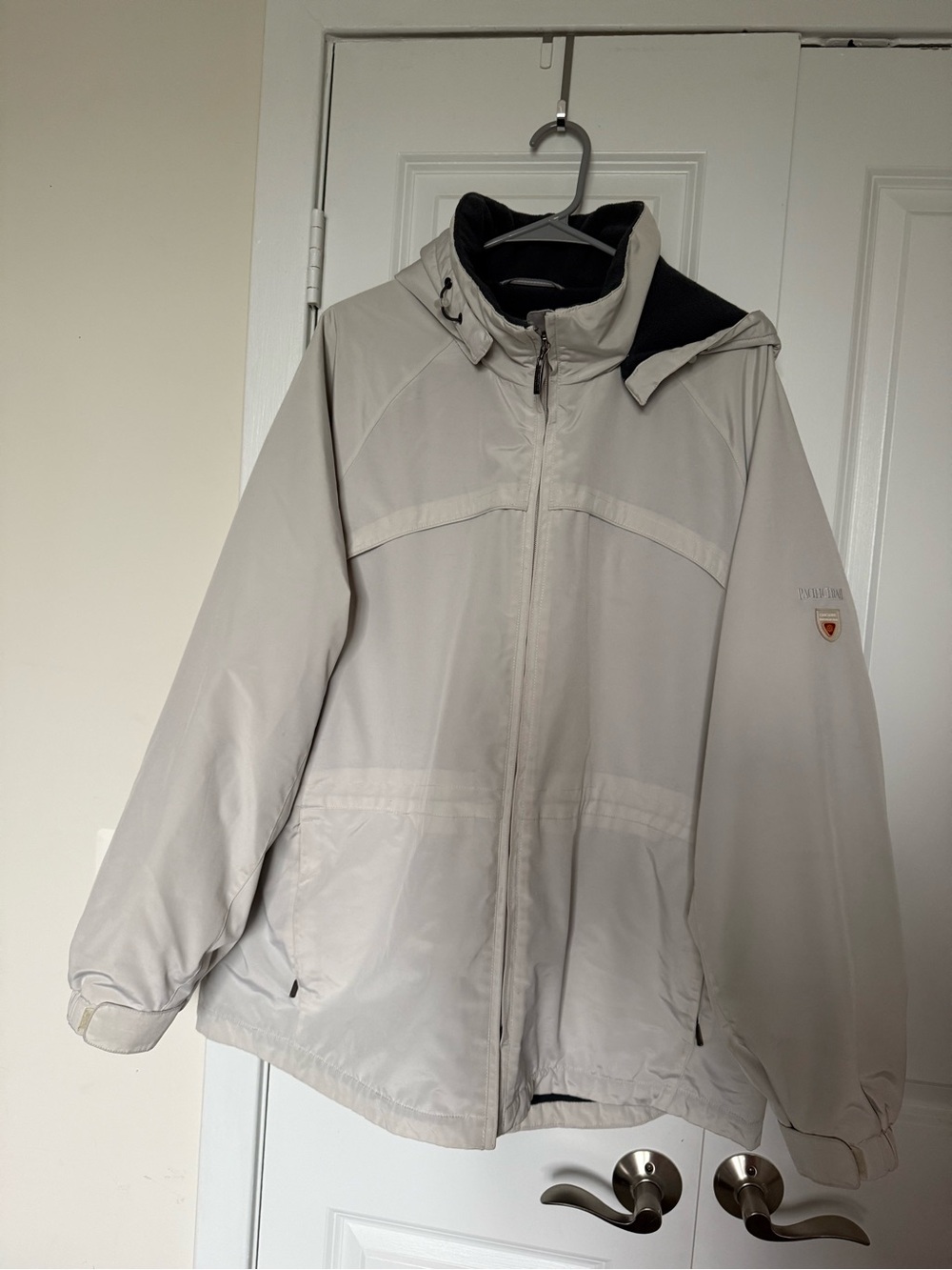 Pacific Trail Off-White Hooded Ski Jacket